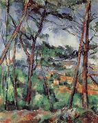 Paul Cezanne Lanscape near Aix-the Plain of the arc river oil